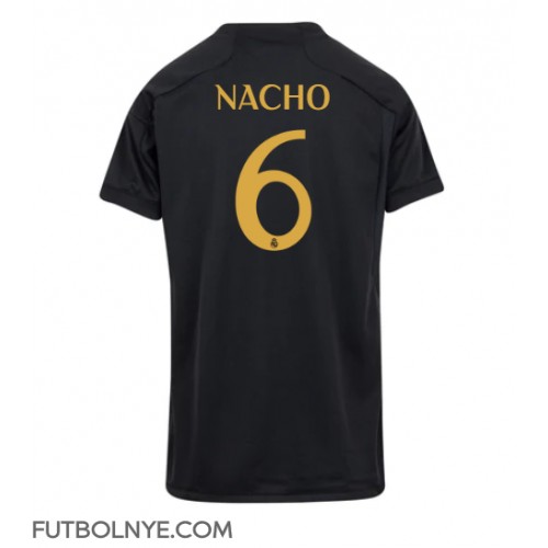 Camiseta Real Madrid Nacho #6 Tercera Equipación para mujer 2023-24 manga corta